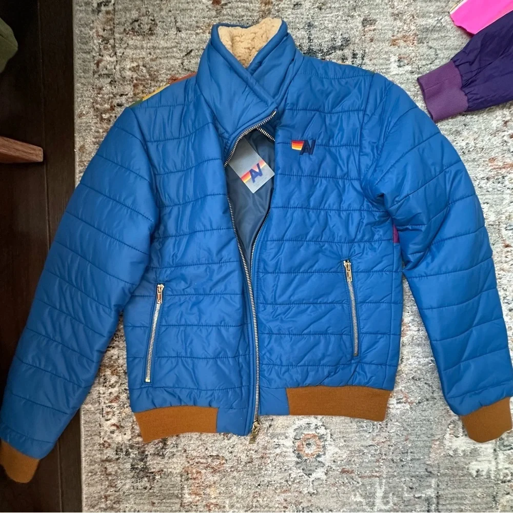 RARE Aviator Nation Sunburst Jacket Dresden NWT — Discontinued Collector Color - Picture 2 of 6
